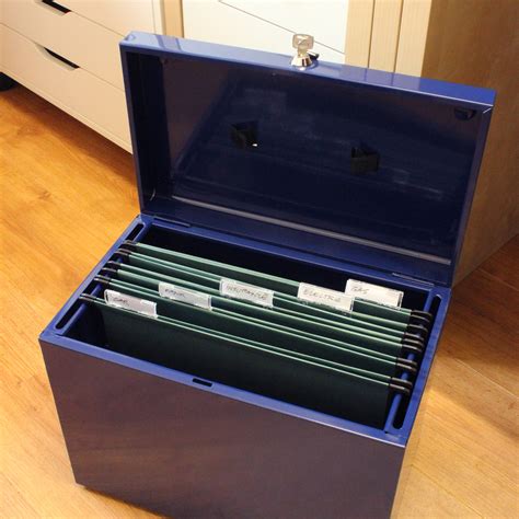 metal filing box uk|metal filing box aldi.